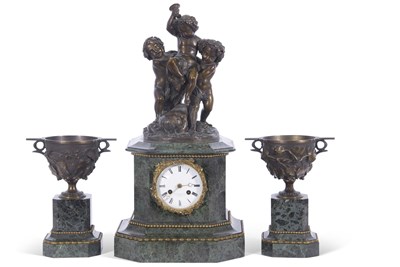 Lot 457 - A good quality19th century French clock...