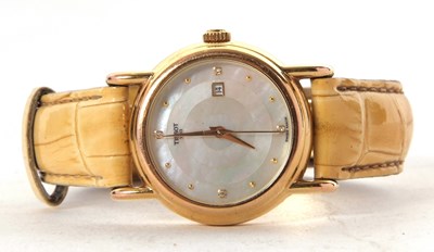 Lot 309 - A high grade yellow metal cased Tissot Carlson...