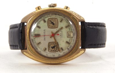 Lot 327 - An Imperia vintage chronograph gents watch,...