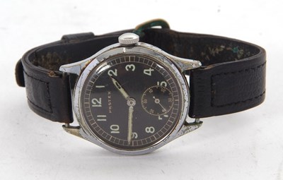 Lot 329 - A Protex German military gents watch, manually...