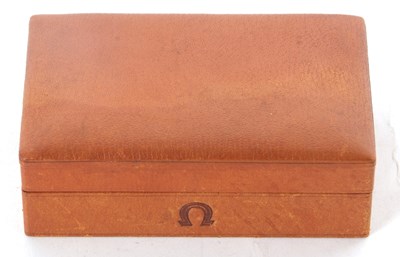 Lot 331 - A vintage brown Omega watch box