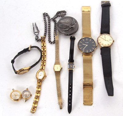 Lot 340 - Mixed Lot: Various watches with makers to...