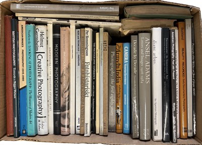 Lot 1024 - ONE BOX: Large format photography history and...