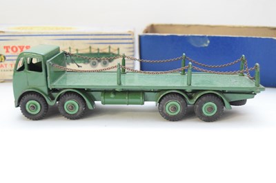Lot 164 - Dinky Supertoys Foden flat truck with chains,...