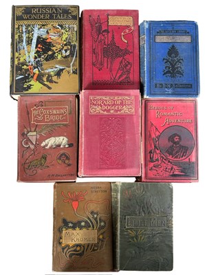 Lot 328 - DECORATIVE CLOTH CHILDREN'S NOVELS: 8 Titles:...