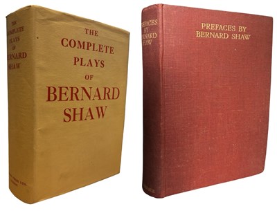 Lot 310 - BERNARD SHAW: 2 Titles: PREFACES, London,...