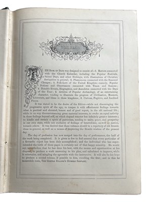 Lot 76 - R CHAMBERS (Ed): THE BOOK OF DAYS - A...