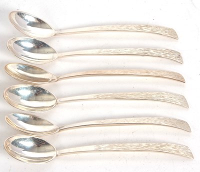 Lot 121 - A set of six Graham Watling silver long...