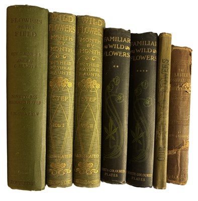 Lot 86 - WILD FLOWER INTEREST: 7 Titles: REV C A JOHNS:...