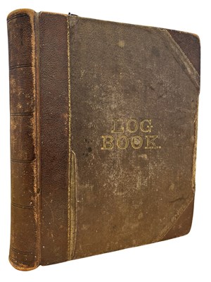 Lot 1186 - MANUSCRIPT LOG BOOK - For Sir T Foxwell Buxton'...