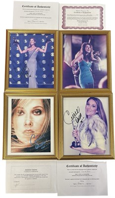 Lot 120 - Four framed and glazed 8x10 photographs...