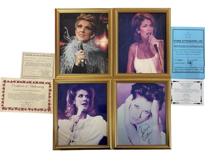 Lot 121 - Four framed and glazed 8x10 photographs...