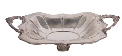 Lot 145 - A 19th Century German silver two handled dish...