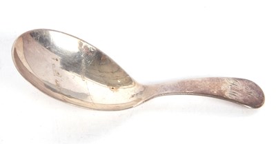 Lot 147 - A George III silver caddy spoon Old English...