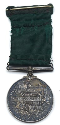 Lot 18 - ERVII Volunteer long service medal impressed...