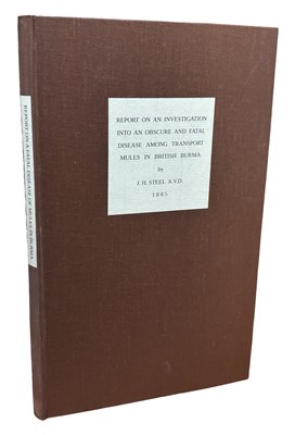 Lot 1457 - INDIA. Report of veterinary surgeon J. H....