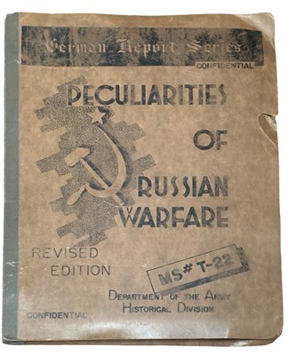 Lot 1127 - CONFIDENTIAL REPORT RUSSIAN WARFARE....