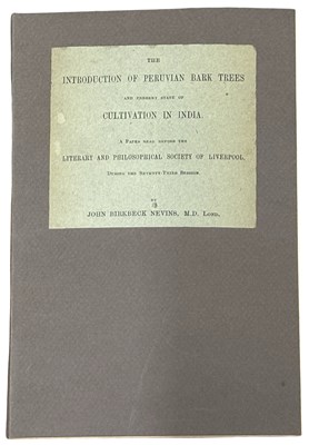 Lot 1354 - INDIA. NEVINS, John Birkbeck. The introduction...