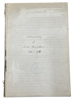 Lot 1454 - MANUSCRIPT Berkeley George Andrew Moynihan,...