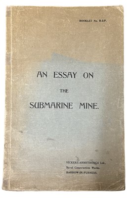 Lot 1135 - VICKERS SUBMARINE MINE DEPARTMENT BOOKLET....