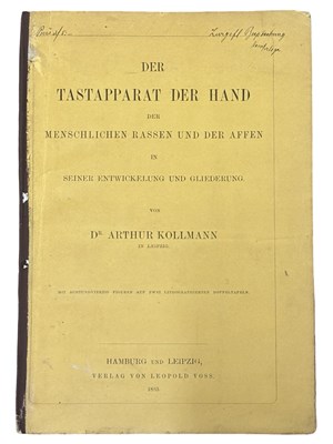 Lot 1426 - FINGERPRINT CHARACTERISTICS IN MAN AND...