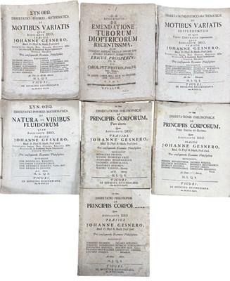 Lot 1349 - 18TH CENTURY MATHEMATICS - PHYSICS. Seven rare...