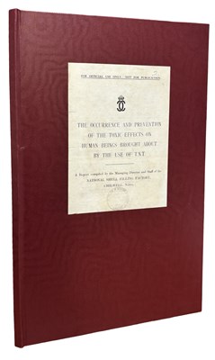 Lot 1375 - T.N.T. The occurrence and prevention of the...