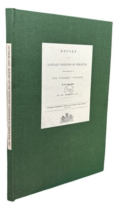 Lot 1441 - GIBRALTAR CHOLERA WITH MAPS. Report on the...