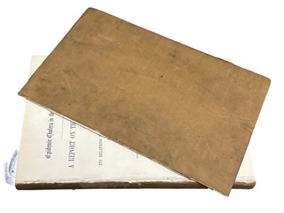 Lot 1464 - INDIA CHOLERA REPORTS WITH 15 MAPS. Epidemic...