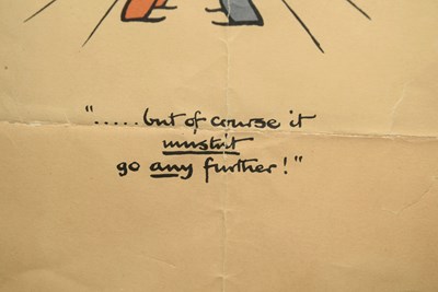 Lot 107 - Original vintage Second World War poster by...