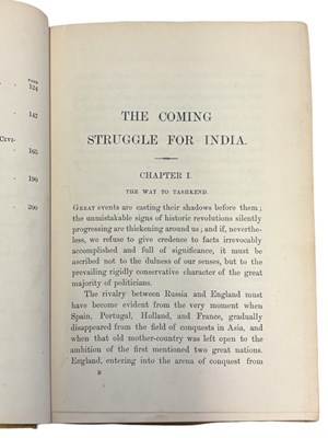 Lot 14 - ARMINIUSS VAMBERY: THE COMING STRUGGLE FOR...