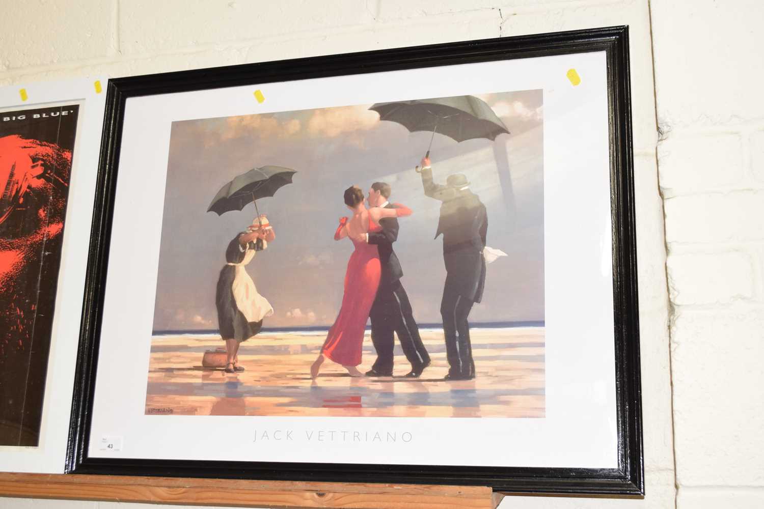 Lot 43 - A framed Jack Vettriano print of dancers