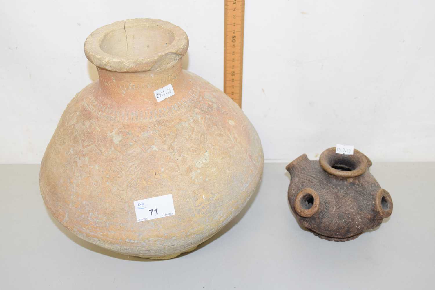 Lot 71 - Two examples of early pottery including a...