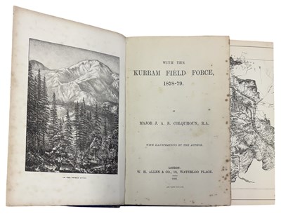 Lot 12 - MAJOR J. A. S. COLQUHOUN: WITH THE KURRAM...