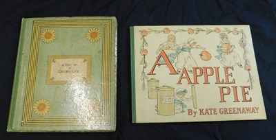 Lot 34 - KATE GREENAWAY: 2 titles: A DAY IN A CHILD'S...