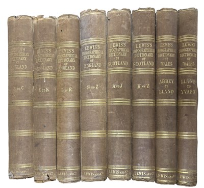 Lot 1058 - ONE BOX: SAMUEL LEWIS: TOPOGRAPHICAL...
