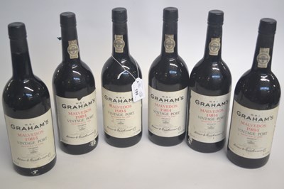 Lot 199 - Six bottles of Graham's Malvedos 1984 Vintage...