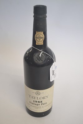 Lot 209 - Taylor's 1985 Vintage Port, 75cl, one bottle