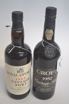 Lot 208 - Croft 1982 Vintage Port, 75cl; and Royal...