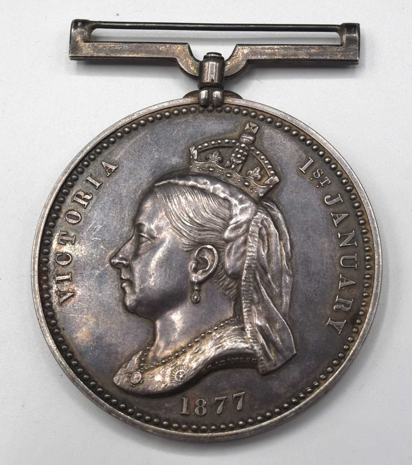 Lot 4 - Queen victoria, Empress of India medal 1877,...