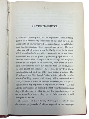 Lot 17 - THE REV G R GLEIG: SALE'S BRIGADE IN...