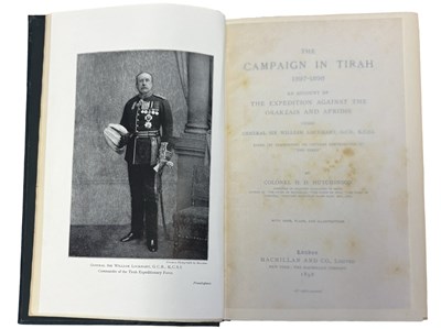 Lot 26 - COLONEL D HUTCHINSON: THE CAMPAIGN IN TIRAH...