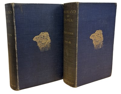 Lot 728 - SVEN HEDIN: OVERLAND TO INDIA, London,...