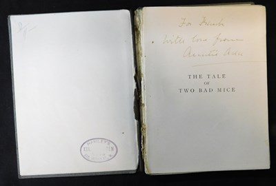 Lot 86 - BEATRIX POTTER: 2 titles: THE TALE OF TWO BAD...