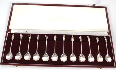 Lot 224 - "The Titchborne Celebrity Spoons" replica set...