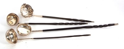 Lot 219 - A group of four Georgian and baleen handled...