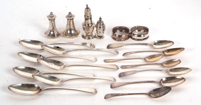Lot 257 - Mixed Lot: Six Georgian Old English pattern...