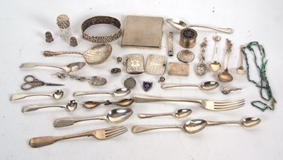 Lot 268 - Mixed Lot: A hallmarked silver cigarette case,...