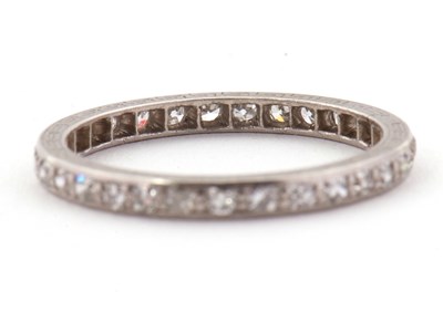 Lot 29 - A diamond eternity ring, the full hoop...