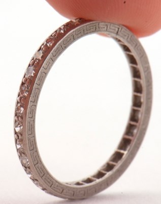 Lot 29 - A diamond eternity ring, the full hoop...